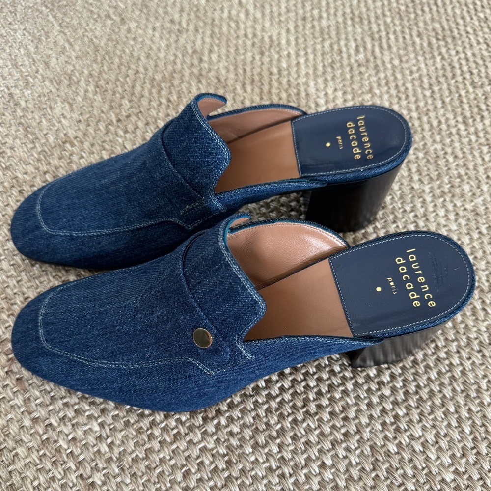 Laurence Dacade NWT Women’s denim mules size 40 (9.5)